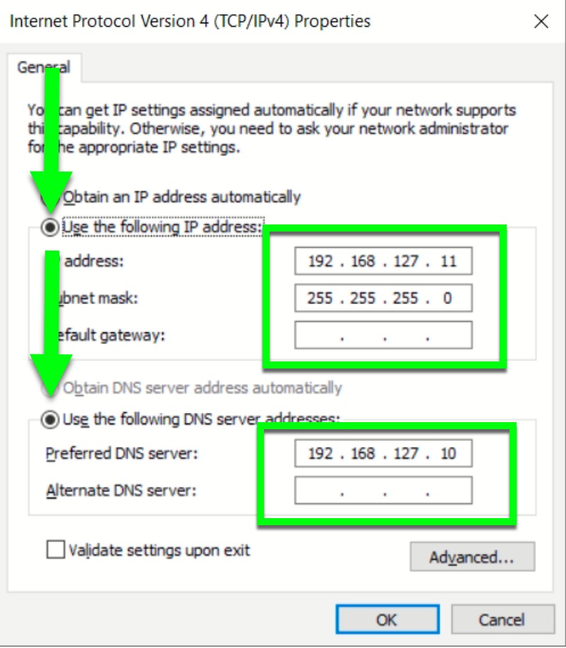 IP Settings