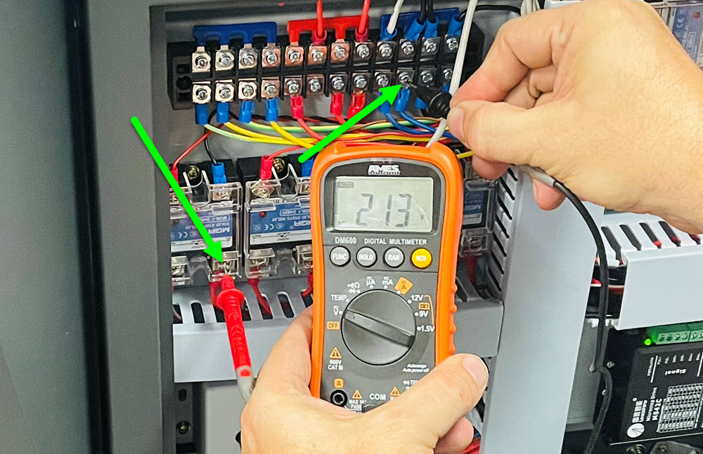 AC Power in on Relay Circuit Diagram